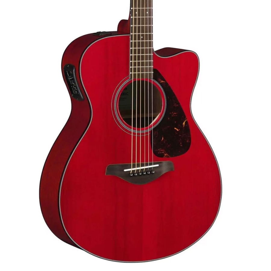Yamaha FSX800C Concert Cutaway Electro-Acoustic Guitar - Ruby Red