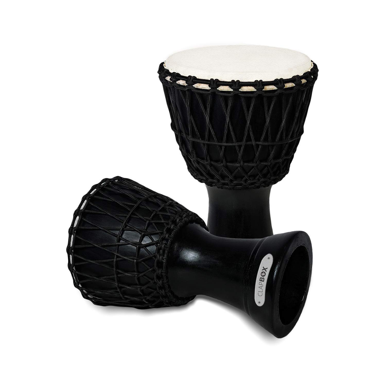 Clapbox Djembe - Mango Wood 8 Inches Black