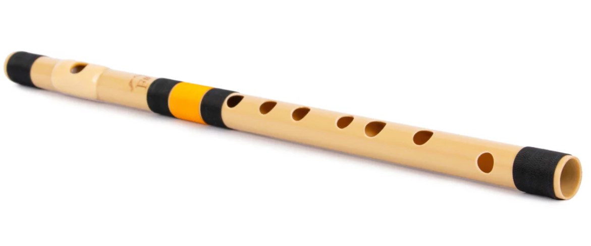 Radhe Flutes PVC Fiber F Sharp Bansuri Middle Octave 14inches