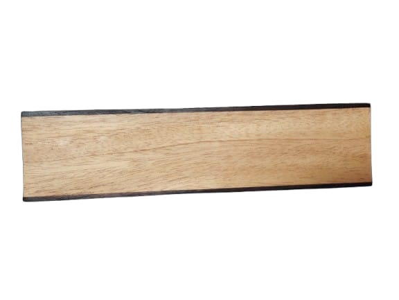 Dual Chamber Shaker Sound Shaker Rubber Wood Brown