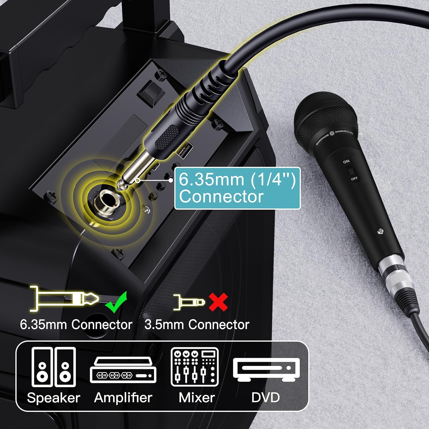 Digimore D-1020 Proffessional dynamic microphone