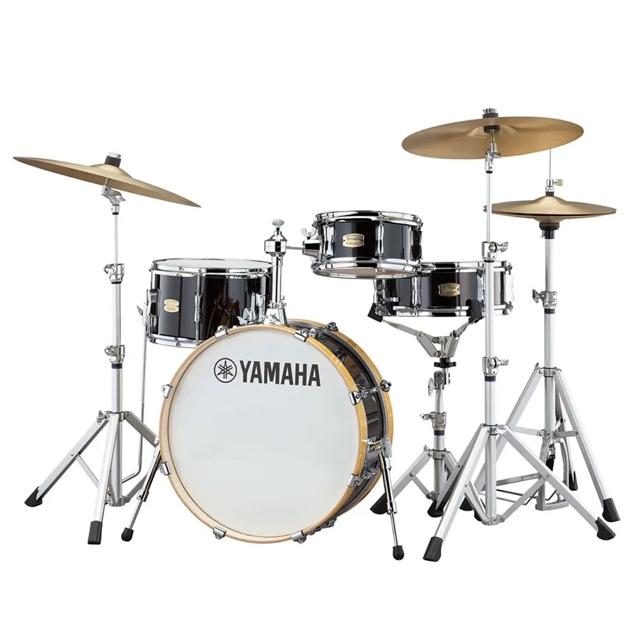 Yamaha SBP0F4H Stage Custom Hip Acoustic Drum Kit With Hardware - Raven Black