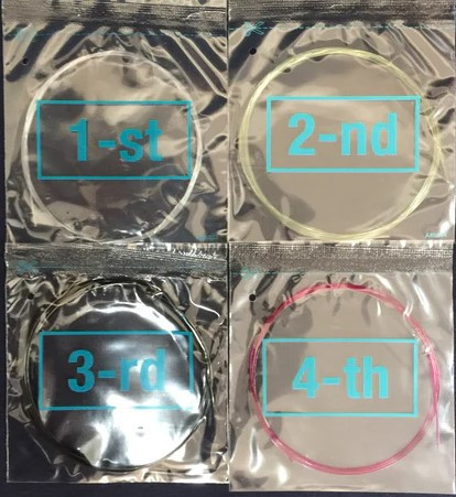 Alice AU041C Colourful Ukulele Nylon String Set