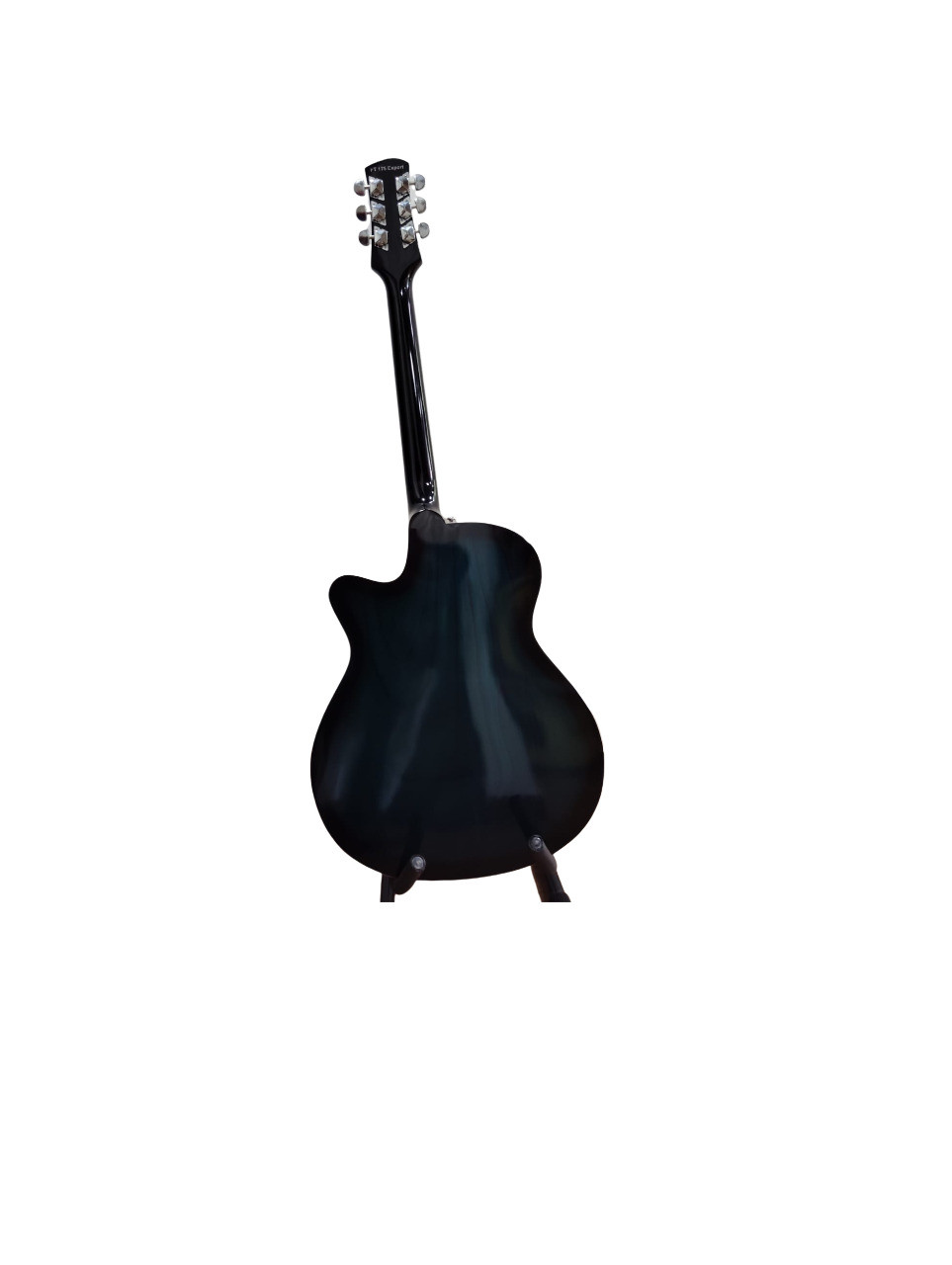 Hobmer 175 F-Cut Semi-acoustic Guitar 40Black And Blue With Case