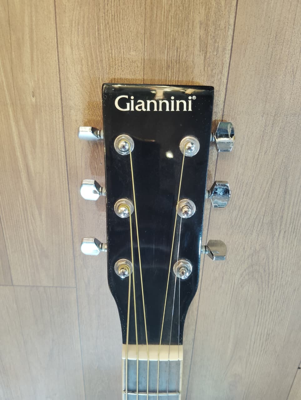 Used Giannini GF-1C EL BK Electro Acoustic Guitar Black