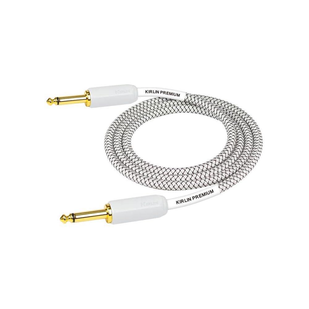 Image of Kirlin Premium plus instrument cable 6 mtr > IWB-201WEG-WT