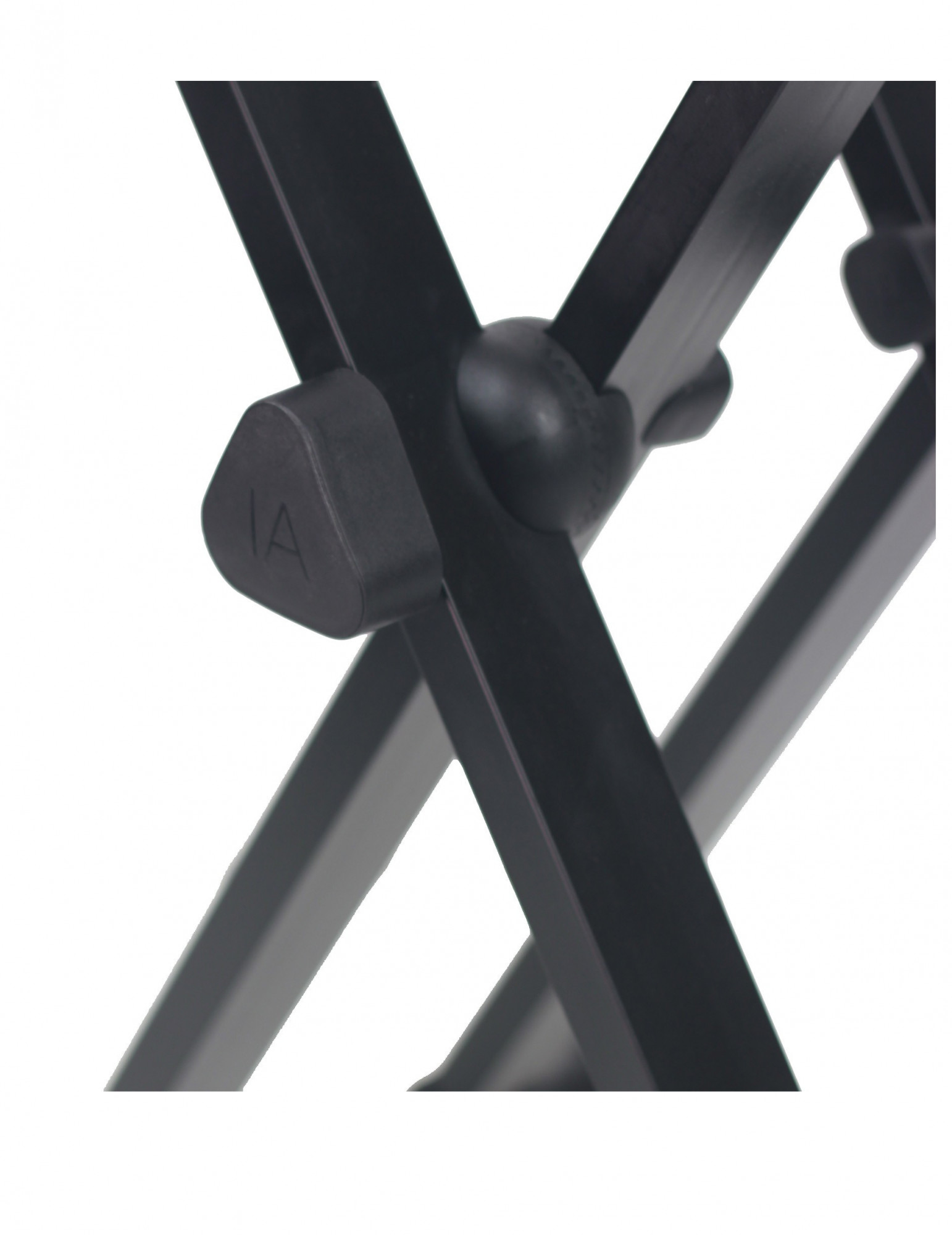 Chetty TT13 Double X Keyboard Stand - Sturdy 2-Tier Design 11 Positions Gear Locking Adjustable Height Matte Black Premium Finish