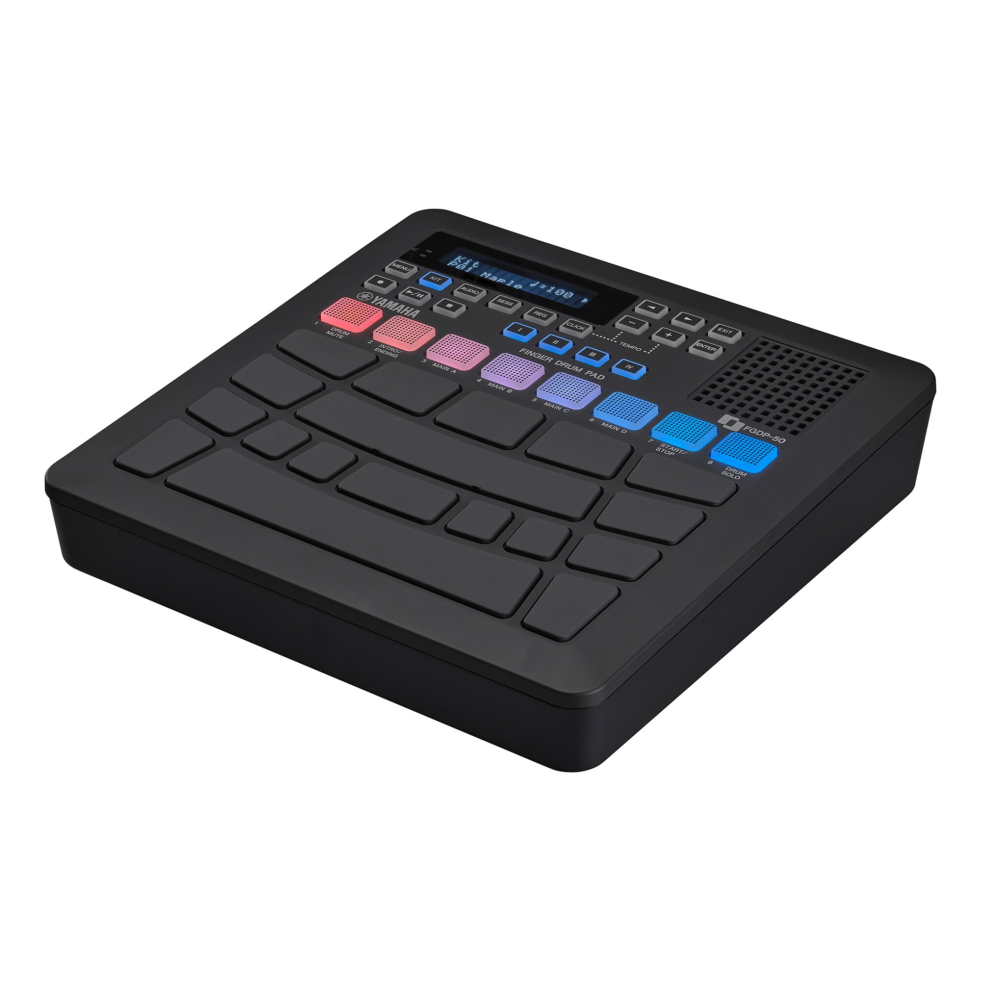 Yamaha FGDP-50 Finger Drum Pad Portable Electronic Drum Pad with Built-In Sounds Speaker USB MIDI and Battery Power