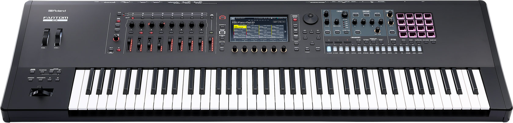 Roland Fantom-7EX 76-Keys Music Workstation Keyboard