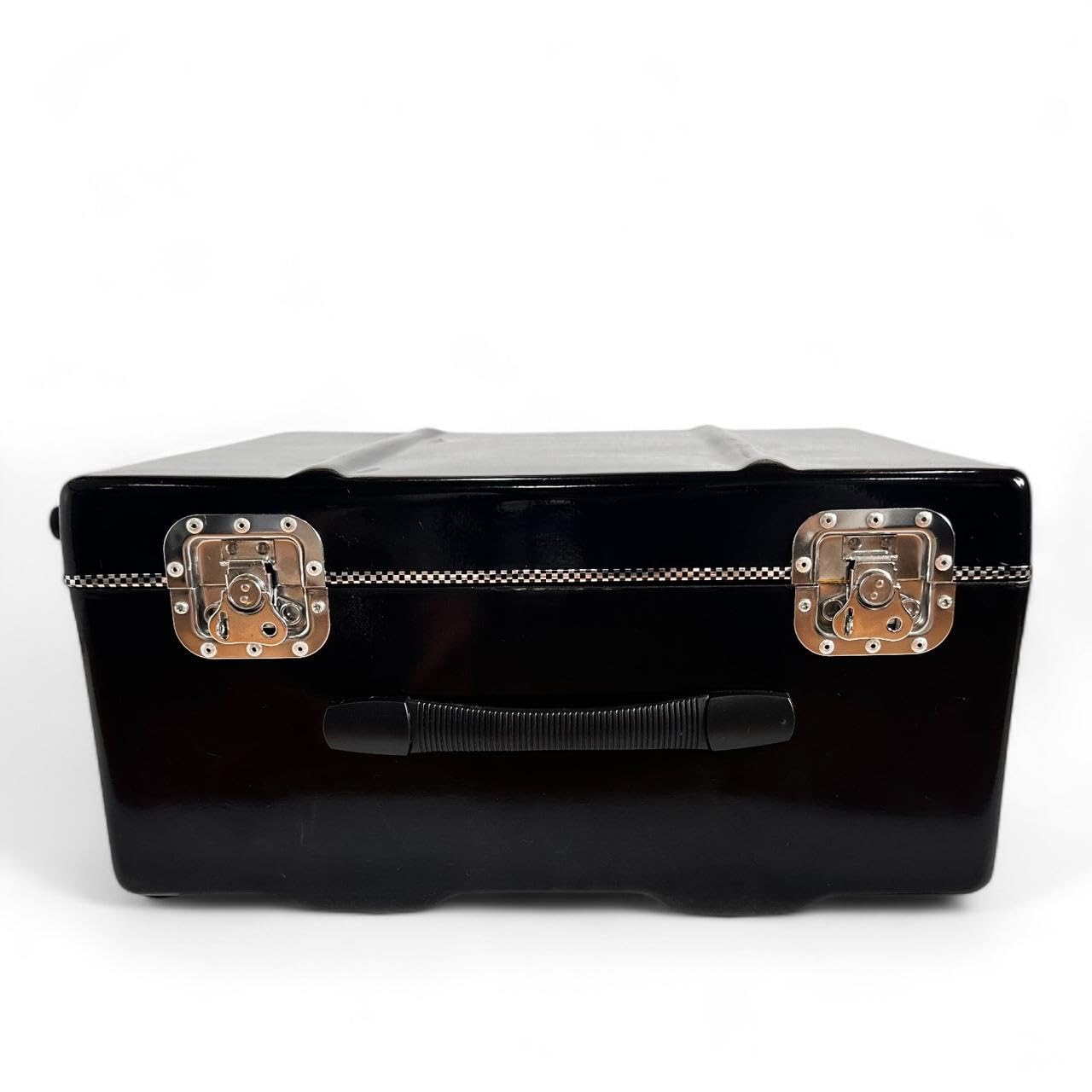 Octapad Fiber case double compartment with Trolley and wheels for Roland Octapad - PLAIN BLACK