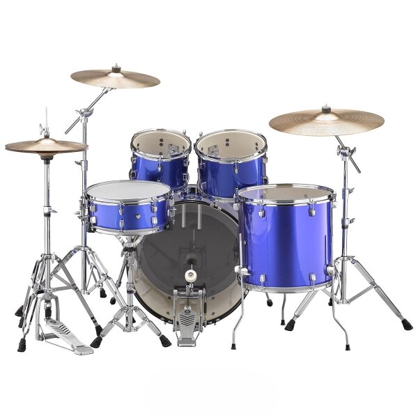 Yamaha RYDEEN RDP2F5 Acoustic Drum Set With Hardware - Blue Glitter