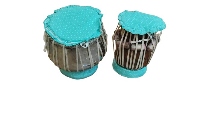 Tabla Set with Wooden Tabla Drums Bayan Dayan Tabla Cushion and Hammer for Beginners and intermediate