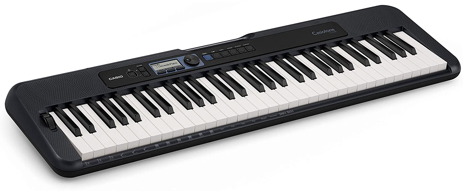 Casio CT-S300 61-Key Premium Keyboard Pack with Stand Headphones Power Supply