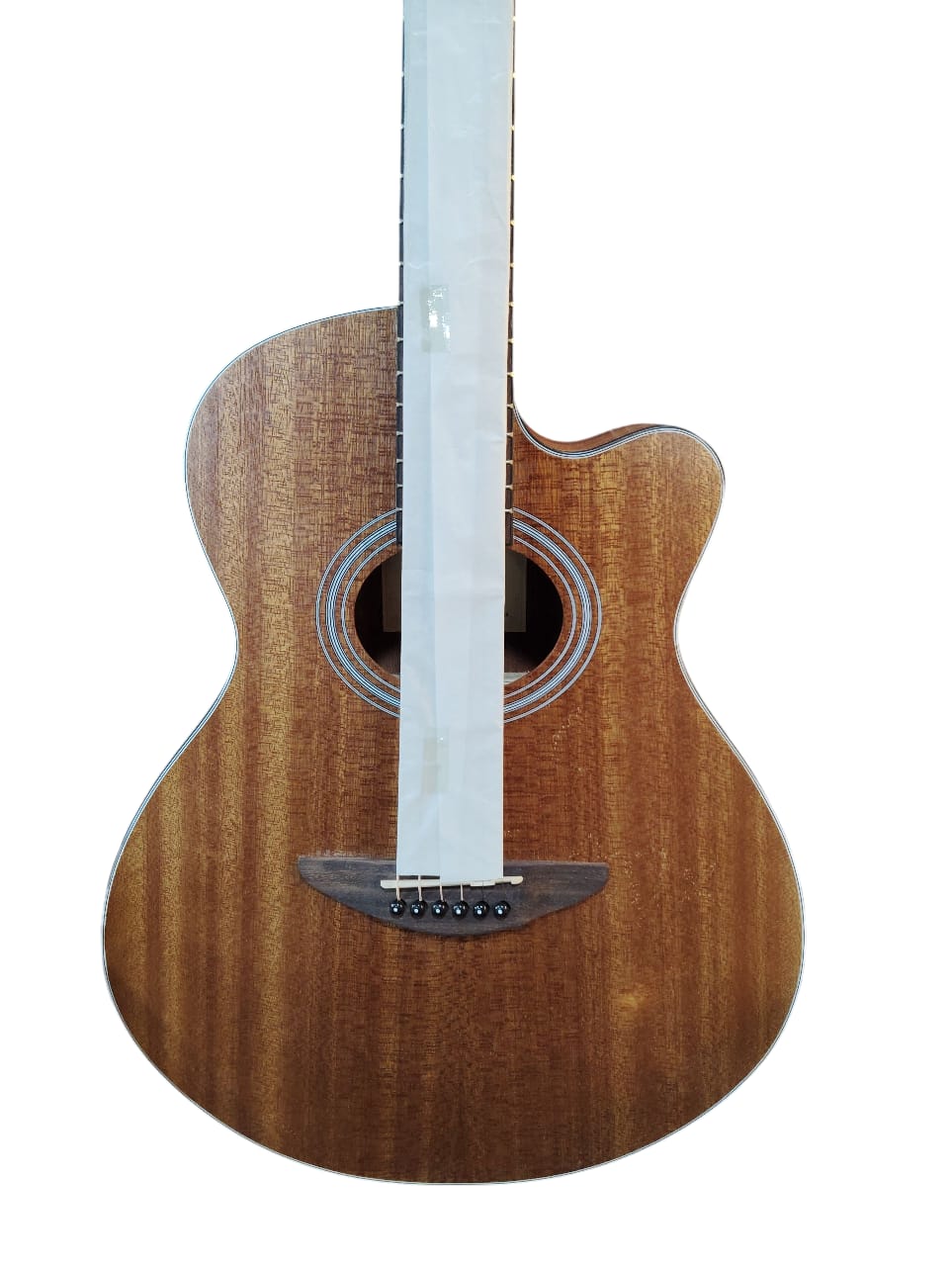 Trinity TNY-38MC Acoustic Guitar In-built with padded bag Natural Wooden