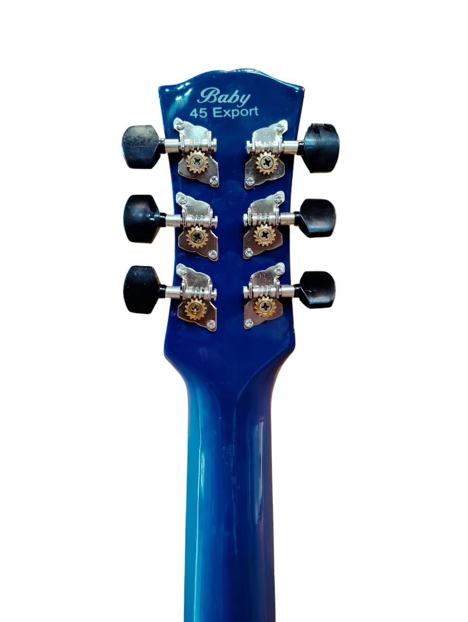 Hobmer 45 Acoustic Guitar 30 Blue and Black With Case