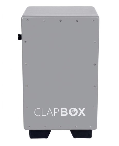 Clapbox Adjustable Snare Cajon CB52 - Titanium Grey Oak Wood - 3 Internal Snares