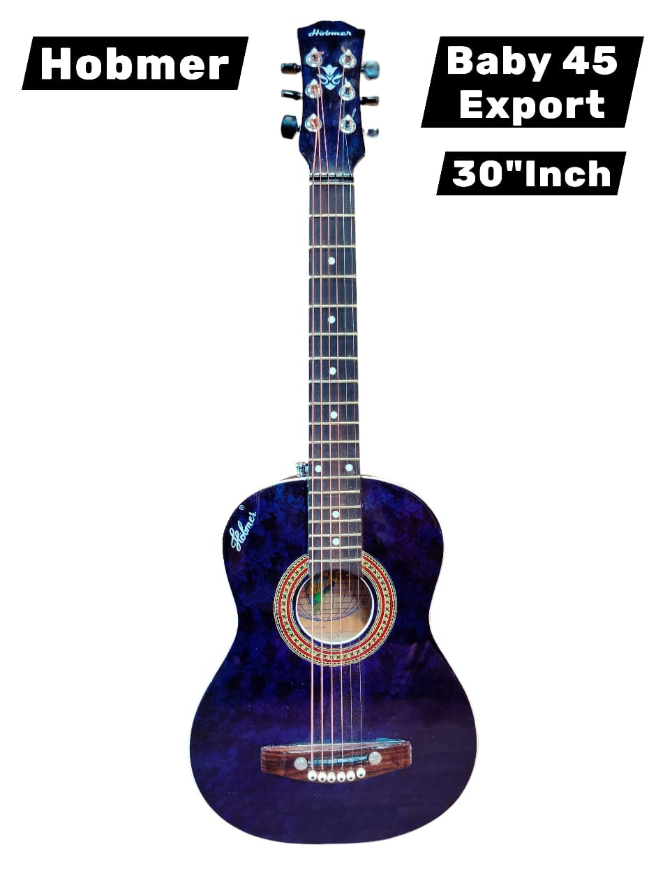 Hobmer 45 Acoustic Guitar 30 Parpal With Case