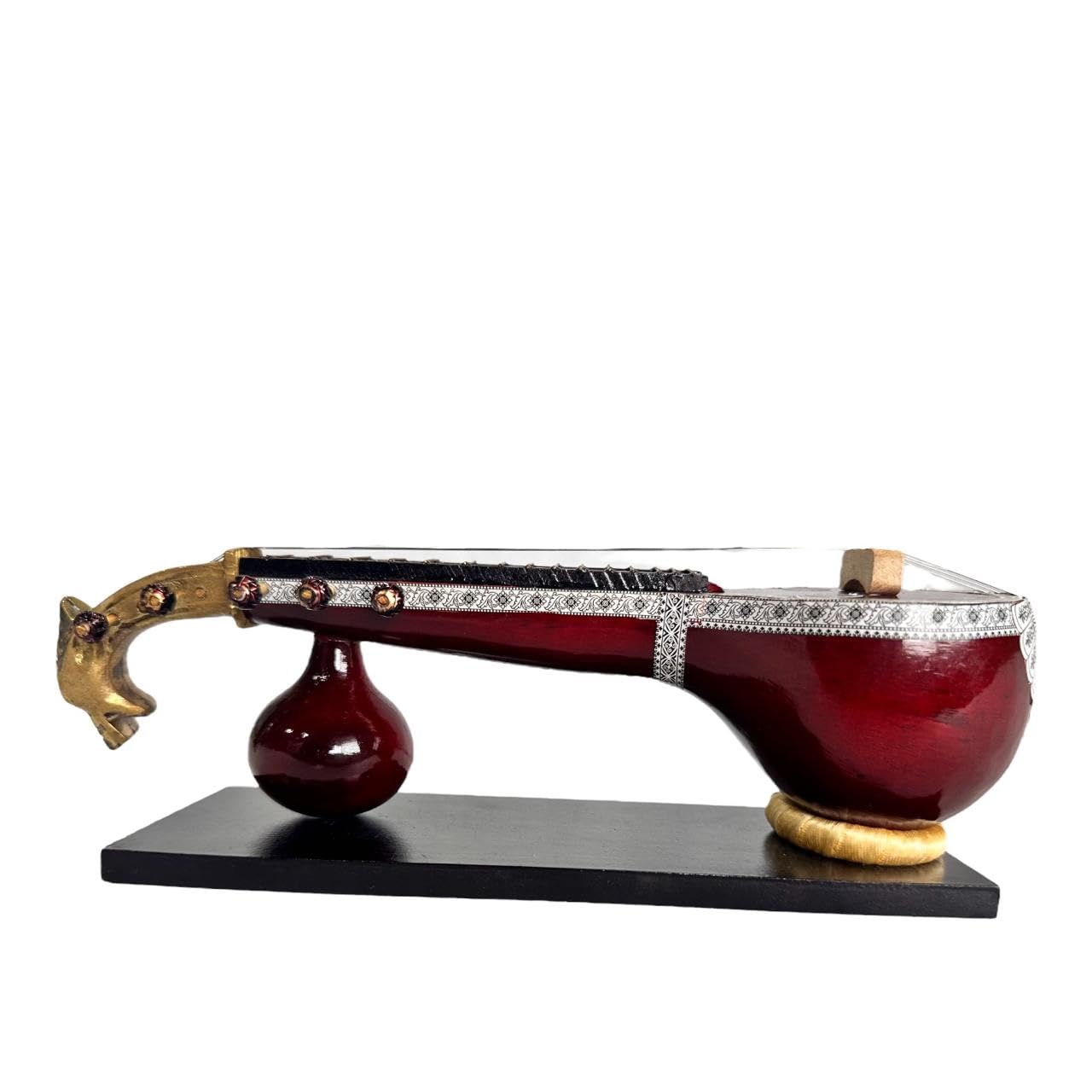 Premium handcrafted miniature - Saraswati Veena