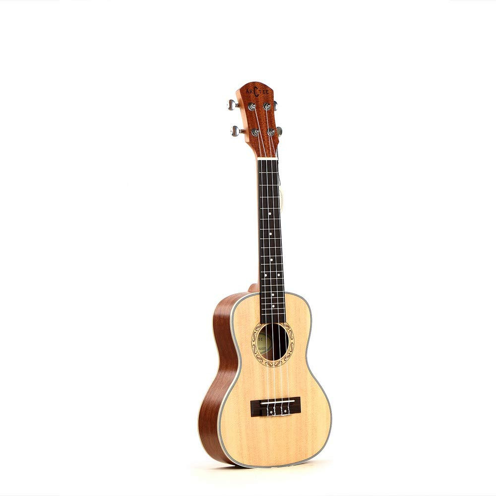 Arctic AC-UK24SPR Concert Ukulele Kit with Bag and String Set Natural