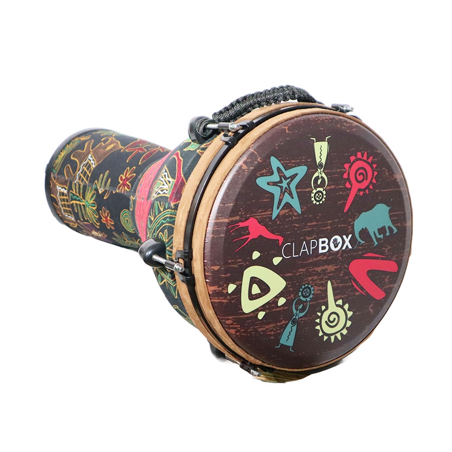 Clapbox DB105 Djembe - 12 inches Machine Head Tuning With bag