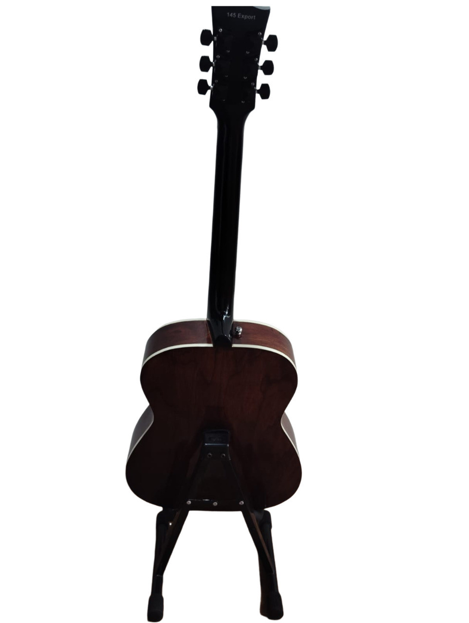 Hobmer 145 Semi-acoustic Round Shape Guitar Sunburst and Black With Case