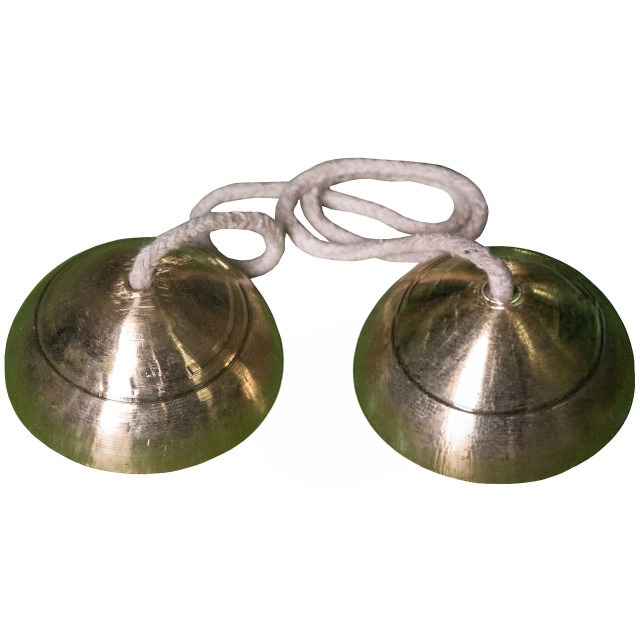 Manjeera Tuned to E Handmade Percussion Instrument - Indian Musical Instrument