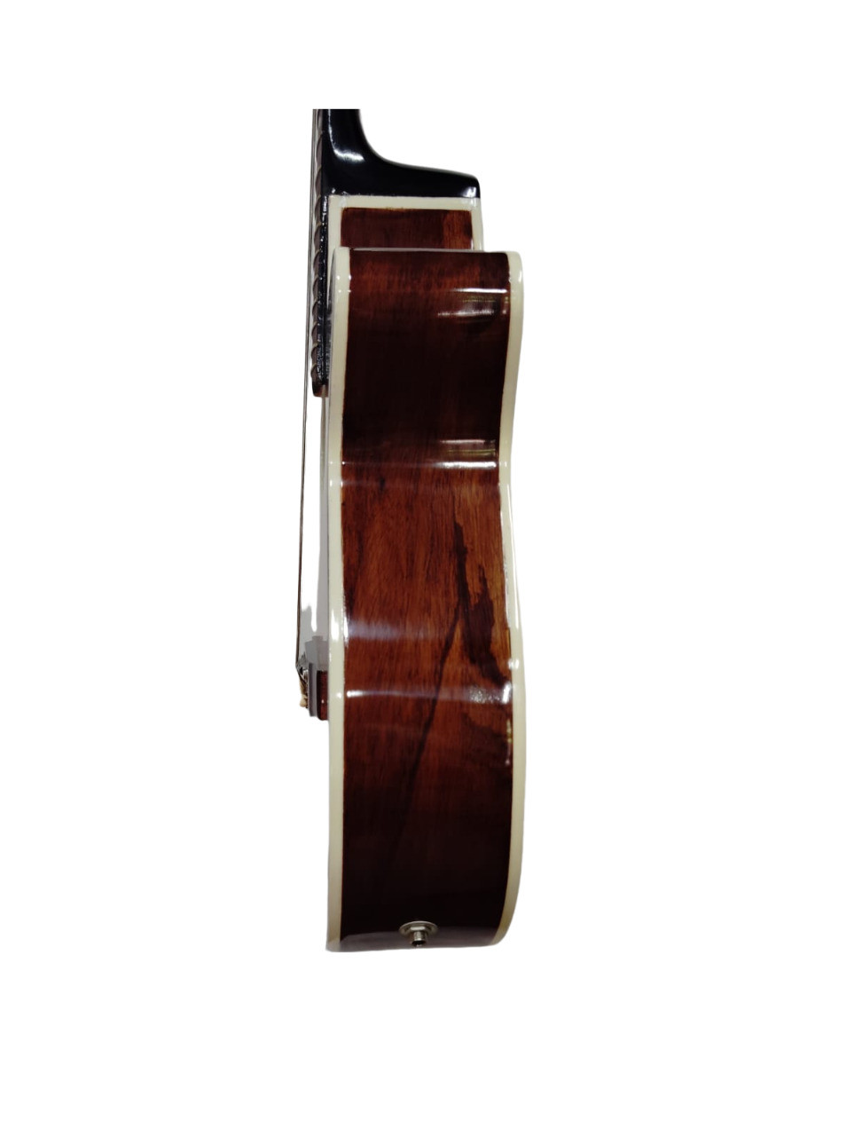 Hobmer 175 F-Cut Semi-acoustic  Guitar Sunburst and Black With Case