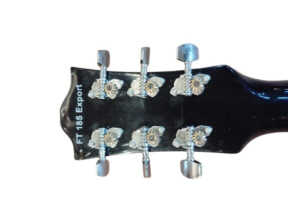 Hobmer 185 Export Semi acoustic Guitar 40 Sunbrust and Black With Case