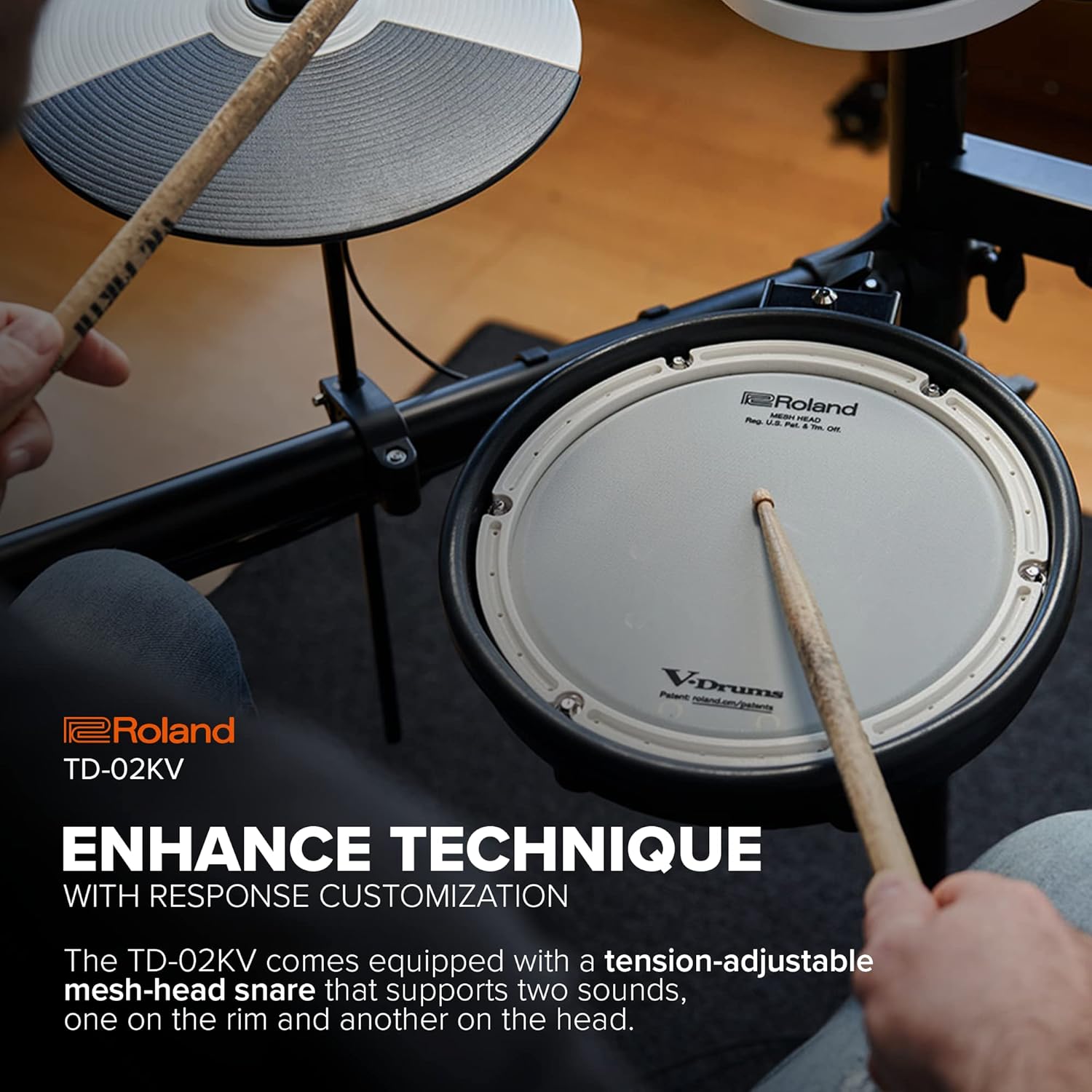ROLAND TD-02KV V-DRUMS ELECTRONIC DRUM SET