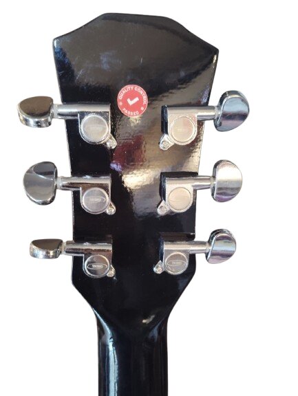 Techno Semi - Acoustic Guitar TRC38CG with Padded Bag Black