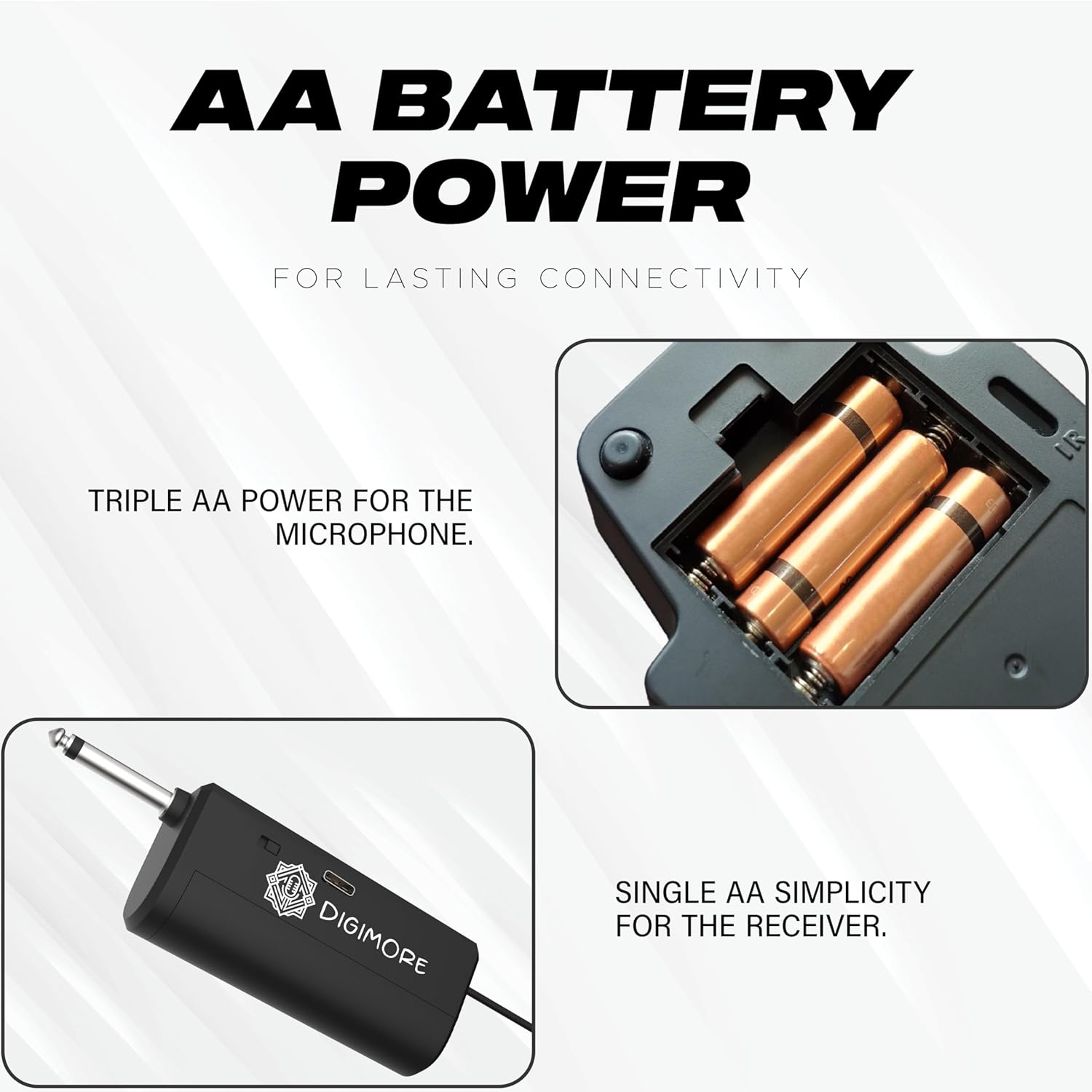 Digimore D-605 UHF wireless microphone system