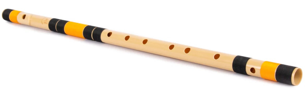 Radhe Flutes PVC Fiber F Sharp Bansuri Base Octave 27inches