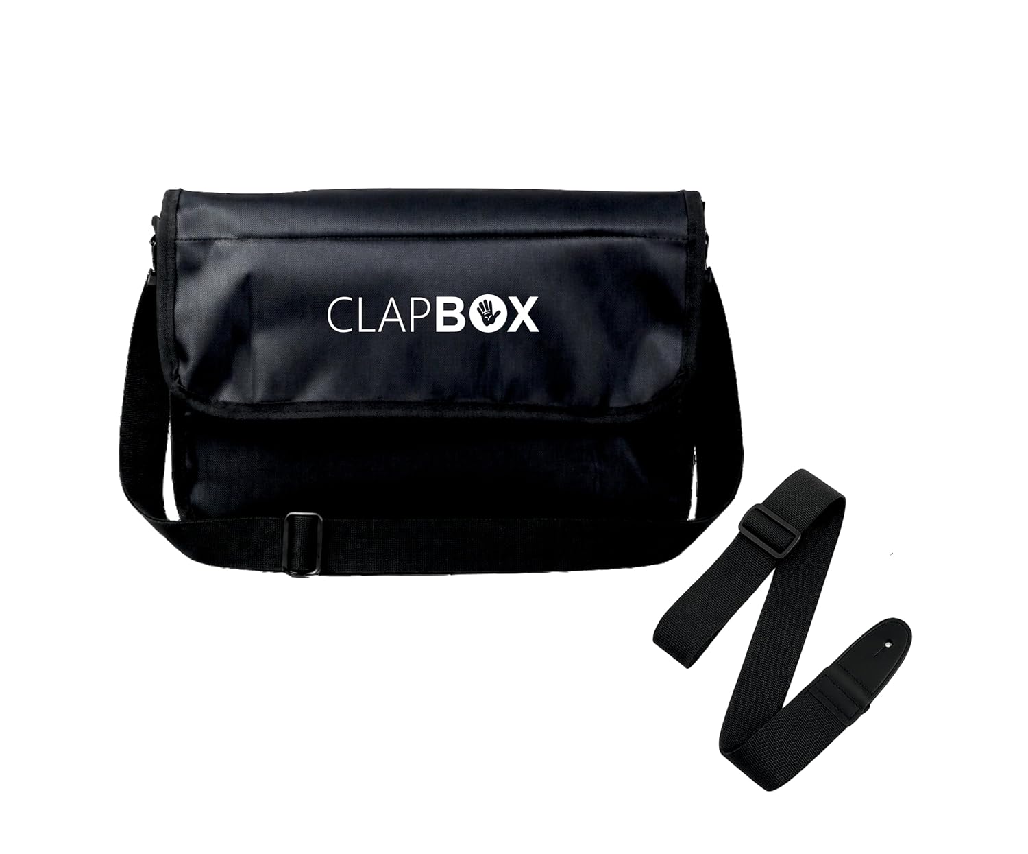 Clapbox Lap Cajon - with Bag Strap Red Clapbox with Rich Bass Crisp Snare Play on Lap or Standing