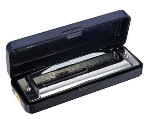 Hohner Harmonica Silverstar key F M50406X