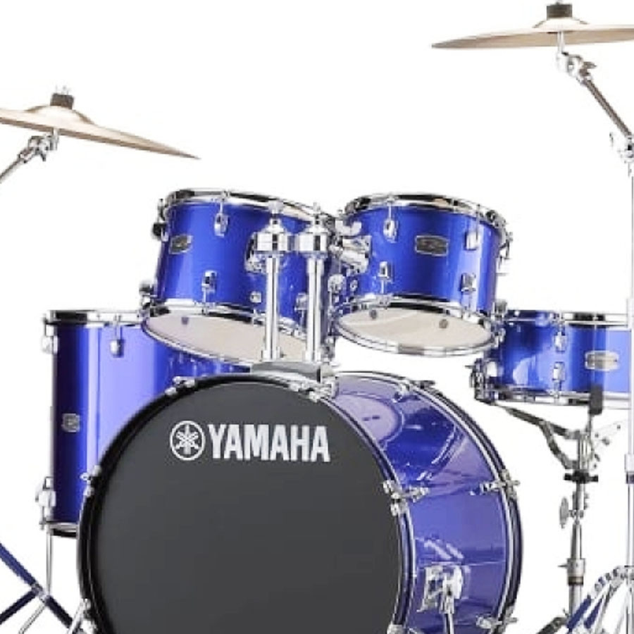 Yamaha RYDEEN RDP2F5 Acoustic Drum Set With Hardware - Blue Glitter