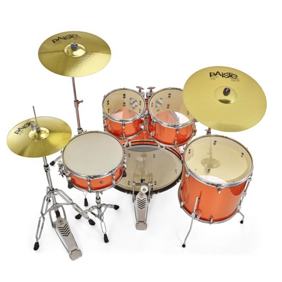 Yamaha RYDEEN RDP2F5 Acoustic Drum Set With Hardware -  Orange Glitter