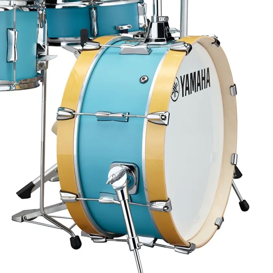 Yamaha SBP0F4H Stage Custom Hip Acoustic Drum Kit With Hardware - Matte Surf Green