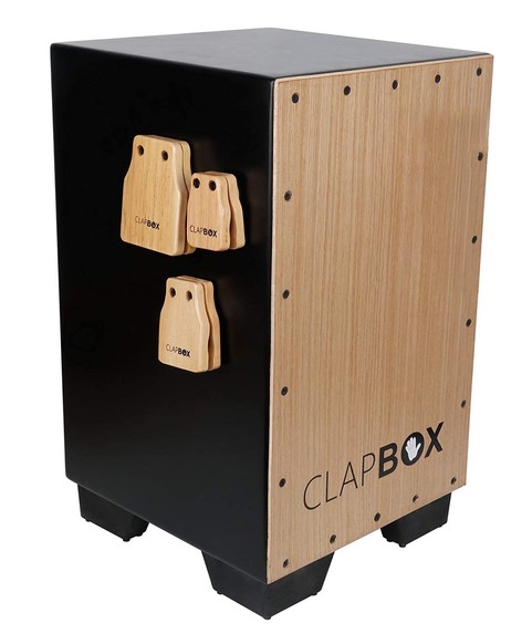 Clapbox Cajon Attachments - Rubber Wood Set of 4 Attachments Jingle Pack