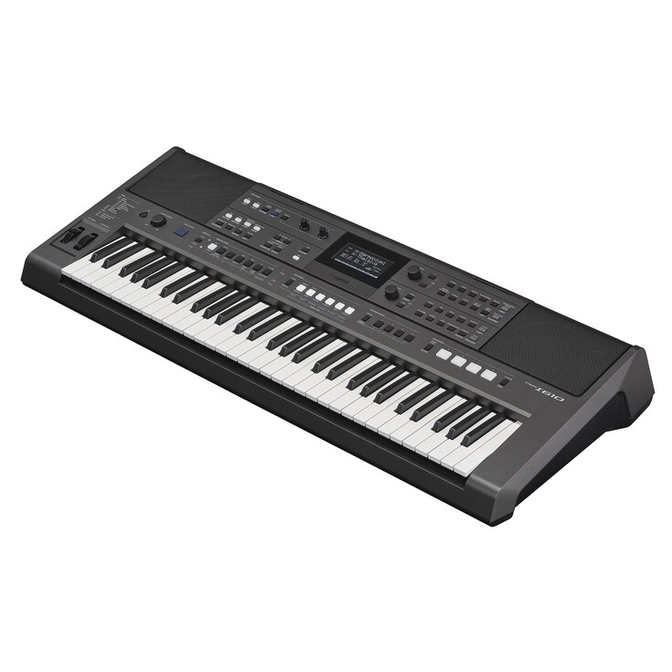 Yamaha PSR-I610 61-Key Professional Portable Keyboard Upgraded from PSR-I510 Indian Western Tones Songs Advanced Accompaniment Styles Performance-Ready Features Power Adapter Included