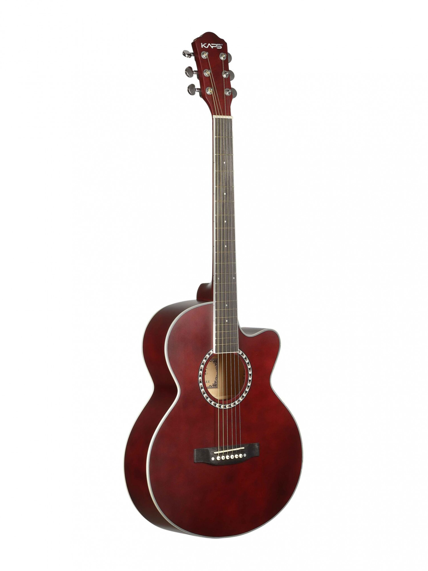 Kaps ST-1 CRM Acoustic Guitar Matt-Wine Red