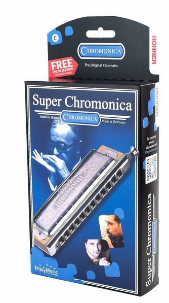 hohner harmonica super chromonica Key E M27005