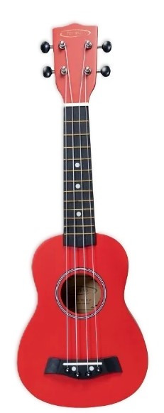 Techno TRC-221P Ukulele Soprano Red