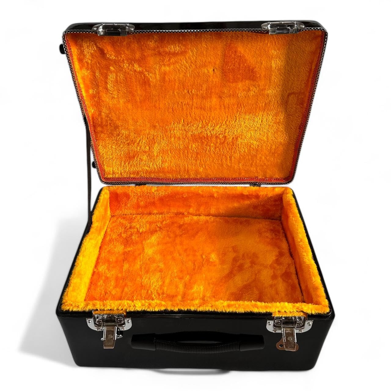 Octapad Fiber case double compartment with Trolley and wheels for Roland Octapad - PLAIN BLACK