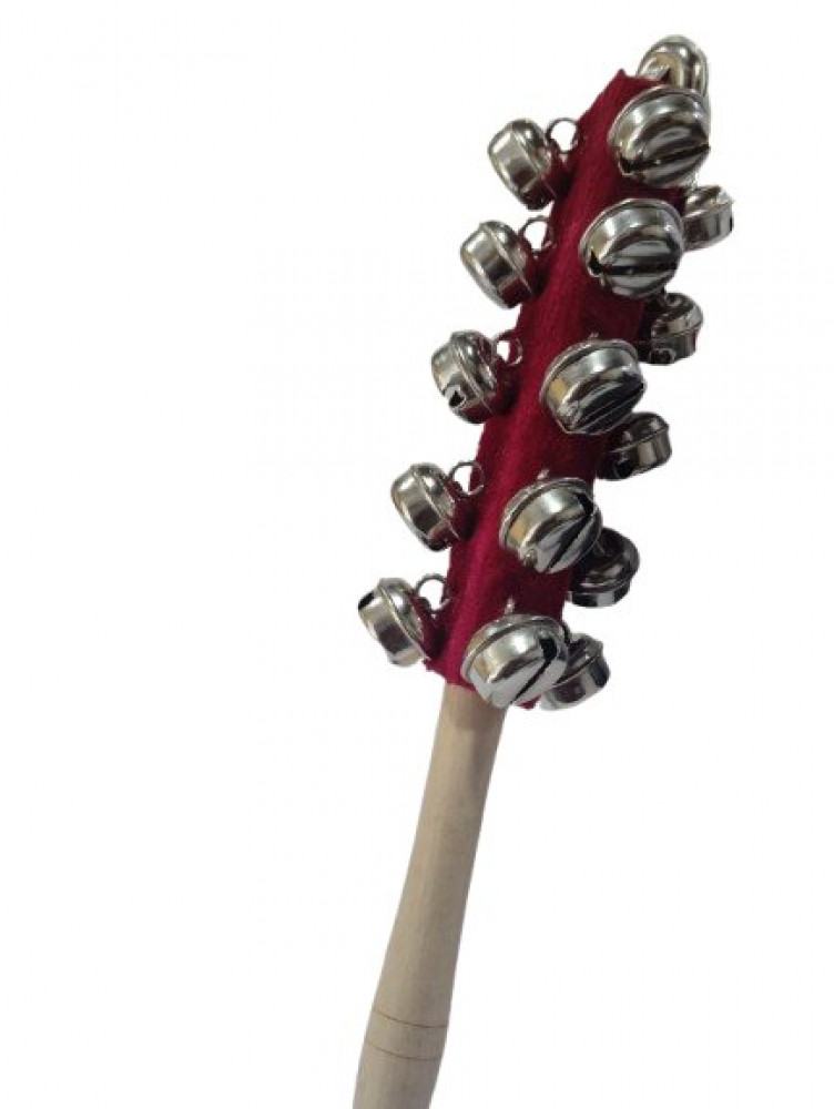 Image of RED VELVET TAMBOURINE