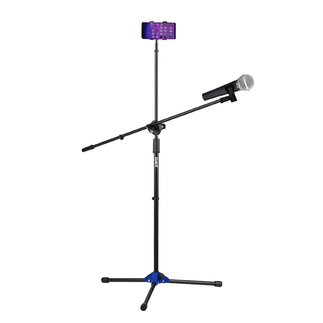 Galux GMP-600 Mic stand Heavy Duty with Mobile holder and Microphone holder Tripod base
