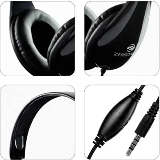 Zebronics ZEB-2100HMV Multimedia Headphone with Mic