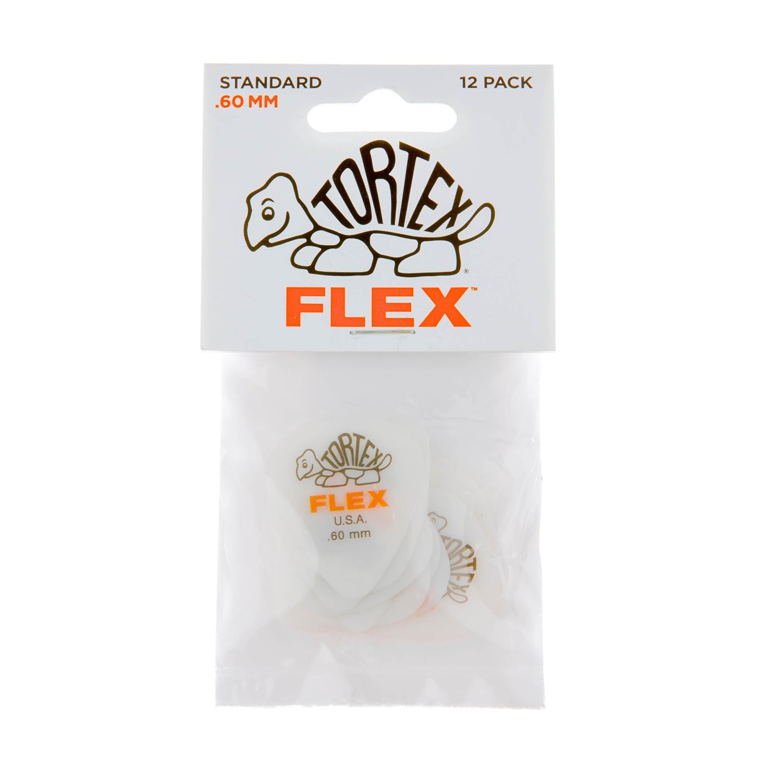 Dunlop Picks Tortex Flex X Std NAT 428P60 12 Pcs
