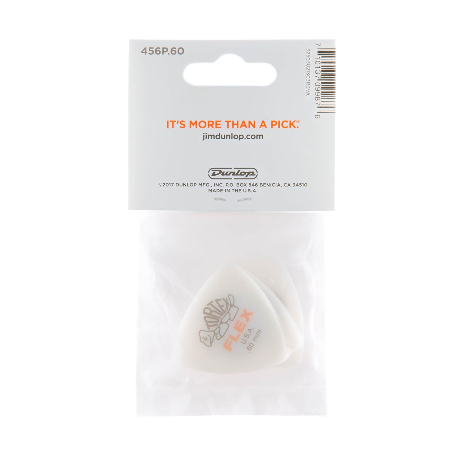 Dunlop PICKS TORTEX FLEX TRIANGLE 456P606 PCS