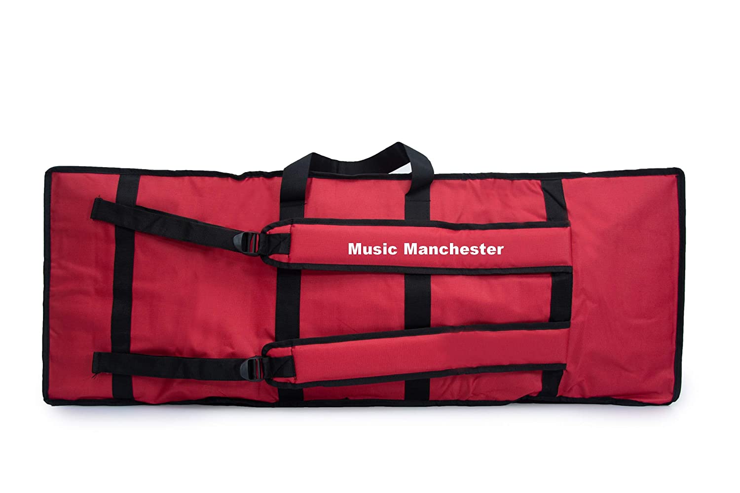 Yamaha PSR-E463 61-Keys Keyboard with adapter dust cover Red carry bag and stand combo pack