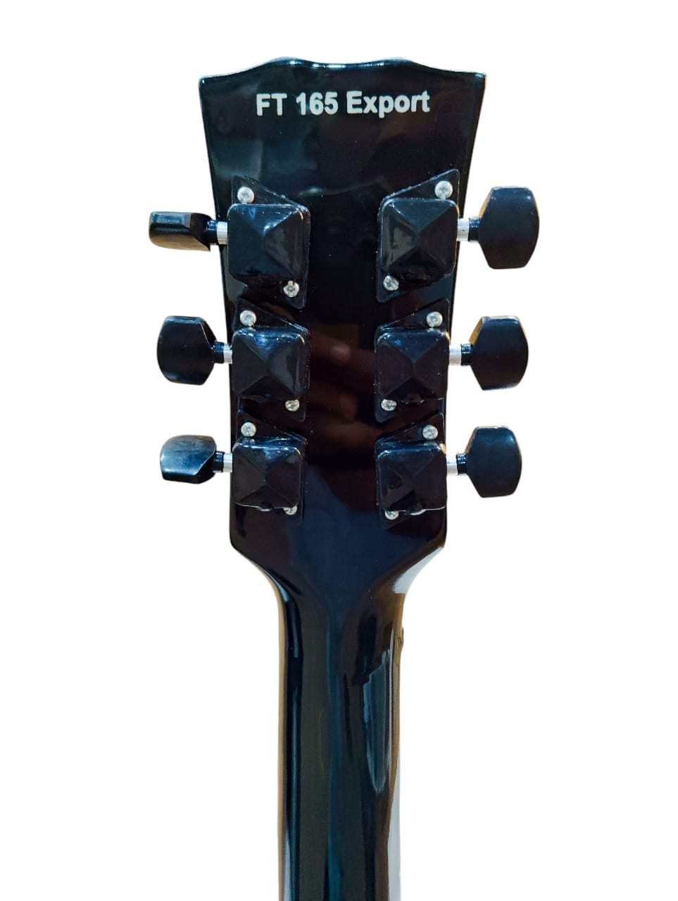 Hobmer 165 Export Semi acoustic Guitar 36 Blue and Black With Case